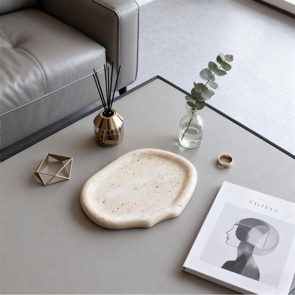 BRAND NEW - Travertine Dish